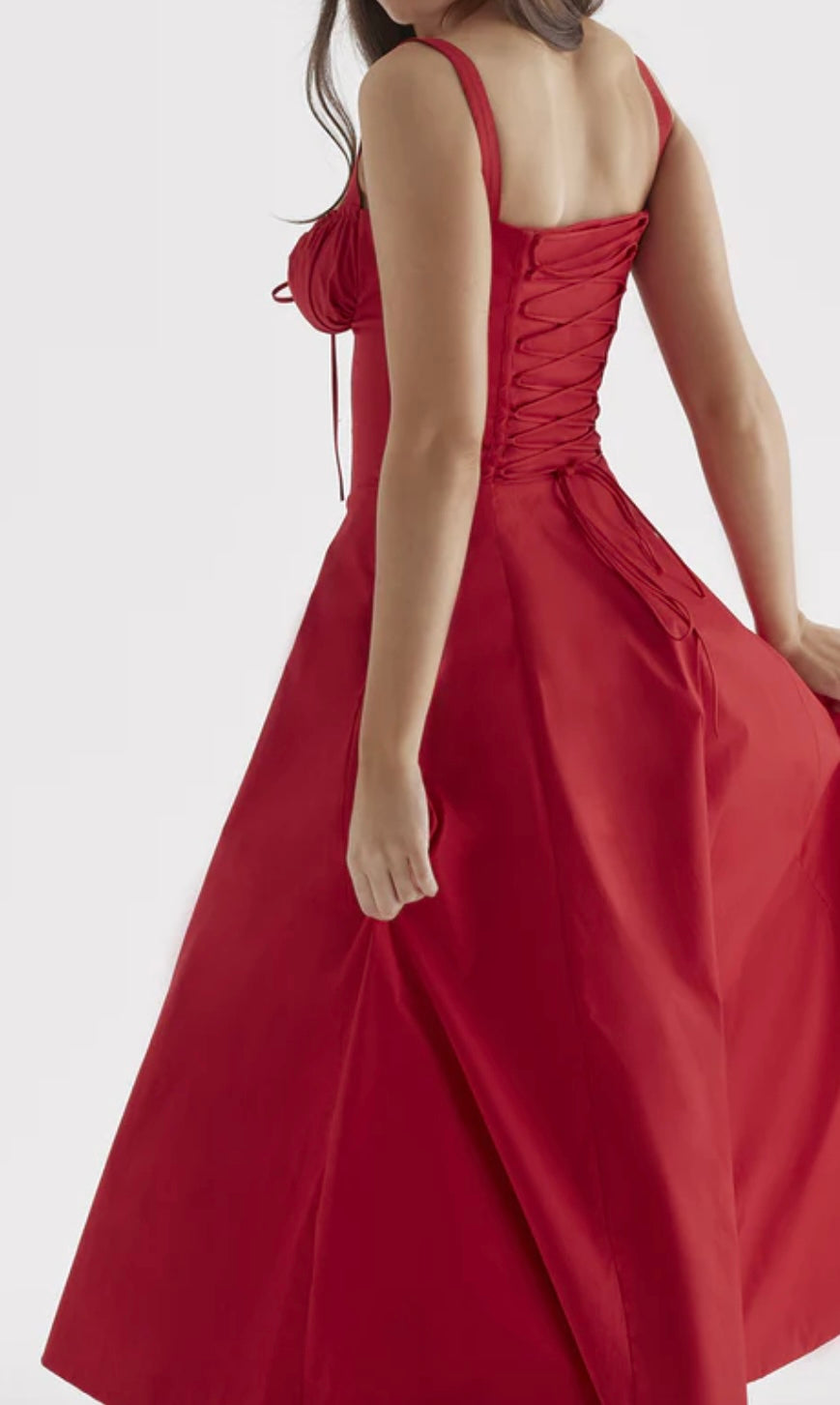 Scarlet red dress