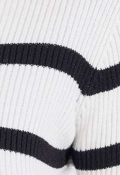 Ribbed Round neck