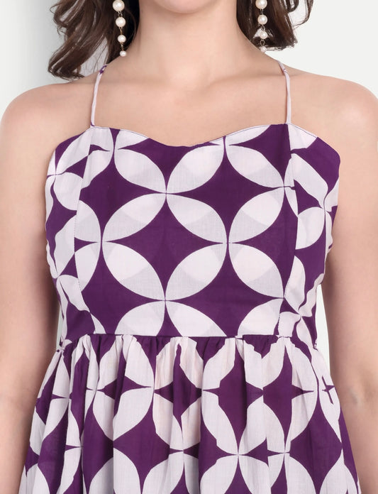 Azure Lace up back top